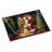 Wheaten Terrier and Santa Claus Doormat-112753760