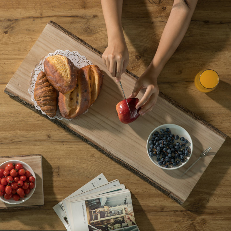 Loon Peak® Sevierville Wood Tray, 1.25" H x 28" W x 11" D