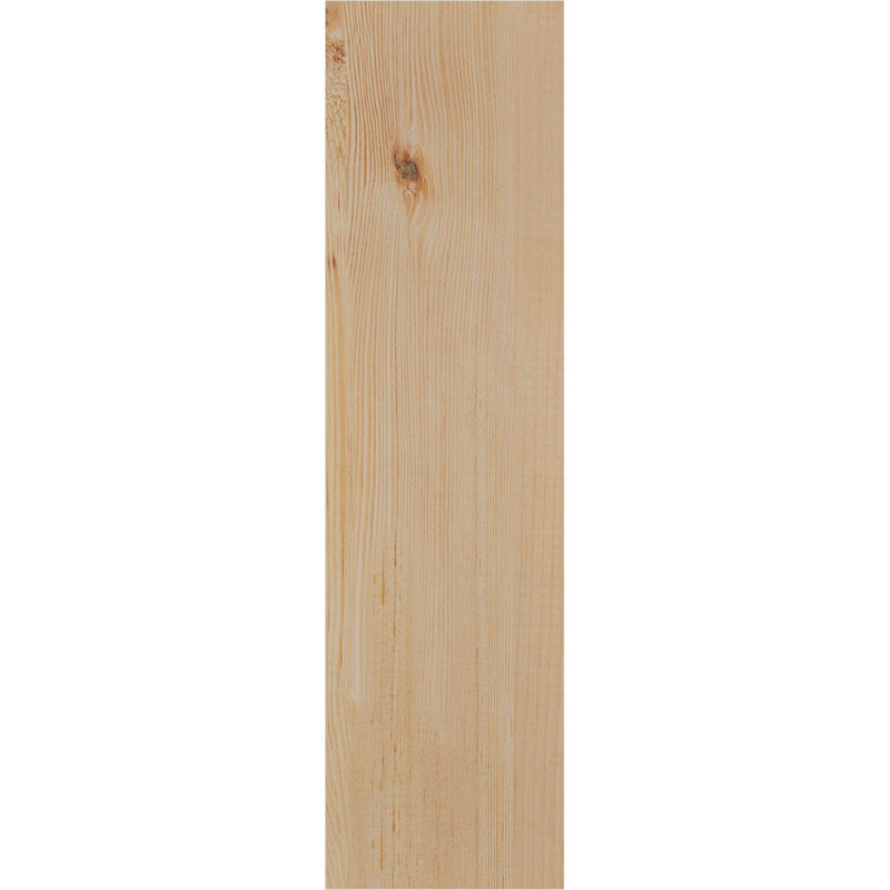 Corbeau Monterey avec plaque arrière, H 28 po x l 7,5 po x P 12 po, Sapin de Douglas, Lisse