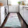 Machine Washable Indoor/Outdoor Xhevrie Seafoam Rug