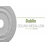 Endurathane Dublin Ceiling Medallion, 17 7/8"OD x 3 5/8"ID x 1 1/4"P (Fits Canopies up to 5 1/8"), Factory Primed-27786736