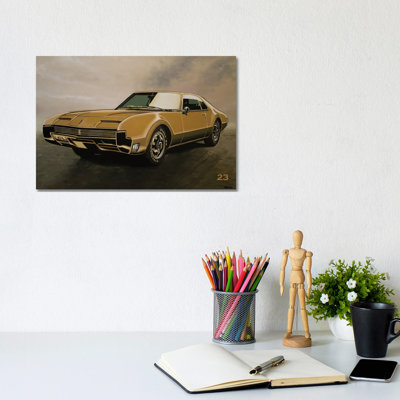 Oldsmobile Toronado 1969 by Paul Meijering - Painting on Canvas