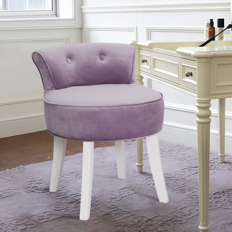 Accent Stool, light purple