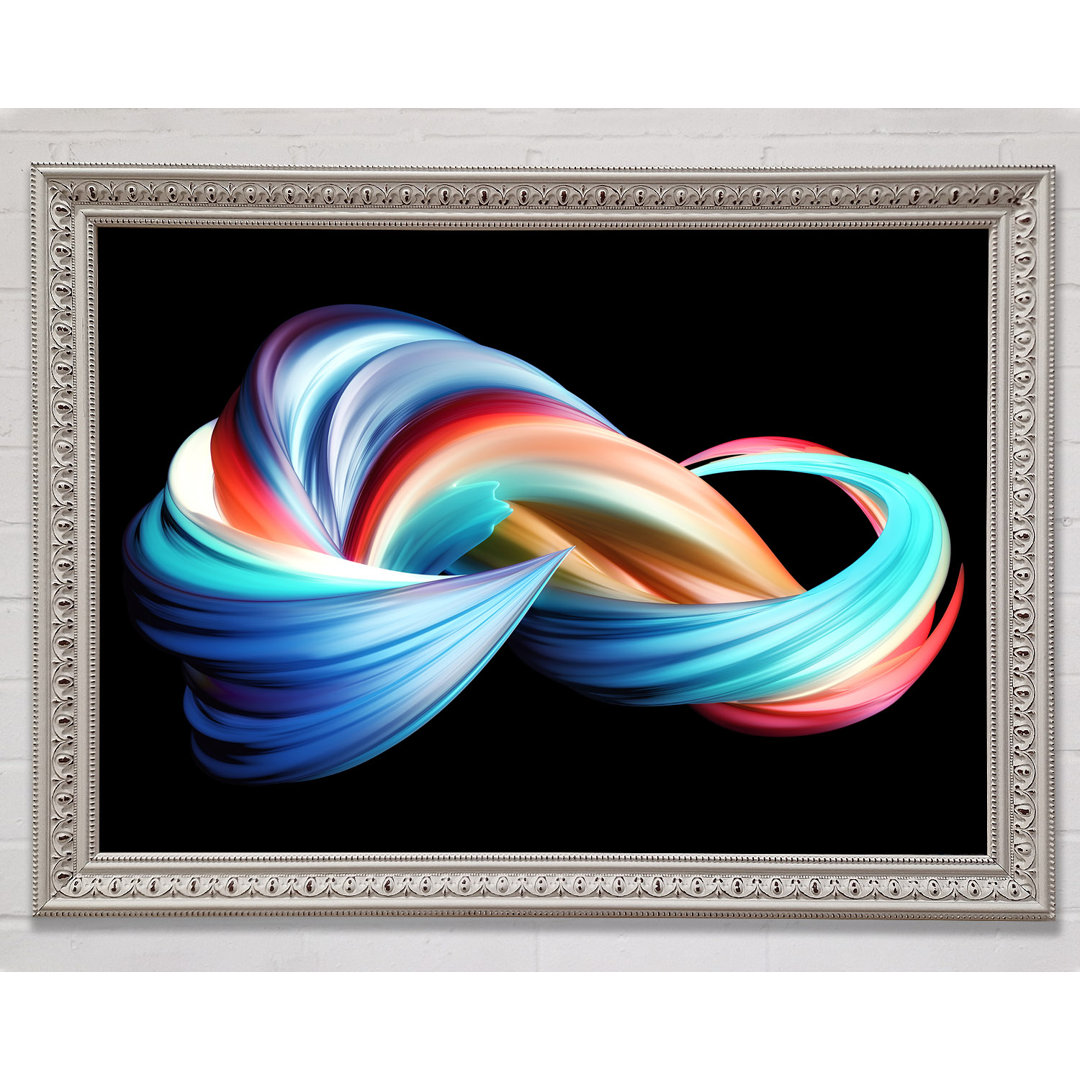 Swirling Jet Of Colours - Einzelner Bilderrahmen Kunstdrucke