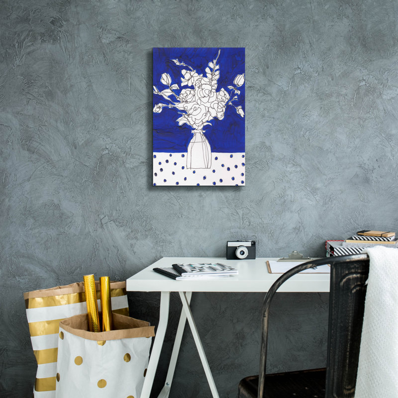 «Floral Jardiniere II» par Regina Moore, H 18 po x l 12 po x P 0,75 po