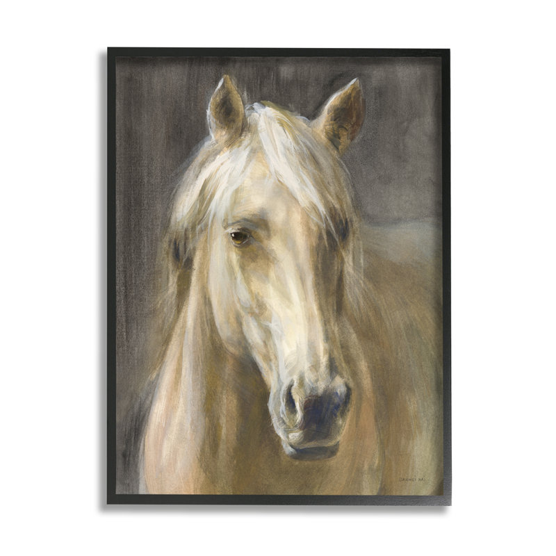" Cowboy And Lasso " by Danhui Nai Painting Print, 30" H x 24" W x 1.5" D