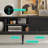 4-Piece Fluted Living Room Table Set-1460972413