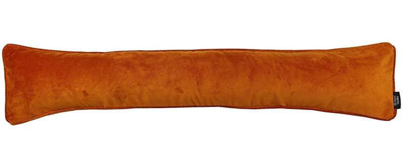 Farreli Fabric Draught Excluder, Orange
