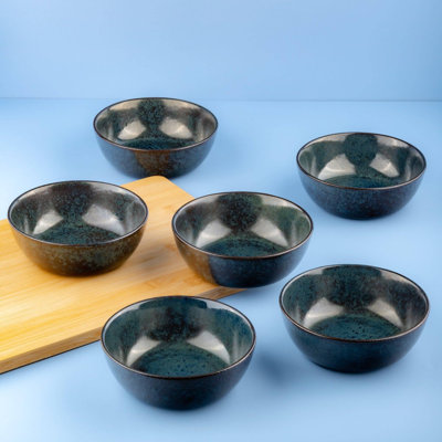 EQUINOX Premium Porcelain Non Stackable Bowl | Reactive Equinox, | Microwave & Dishwasher Safe