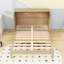 Armoire-lit escamotable 1 tiroir avec station de charge USB et prise