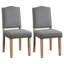 color 50.5cm H Rubberwood Leg Upholstered Side Chair-1059304063