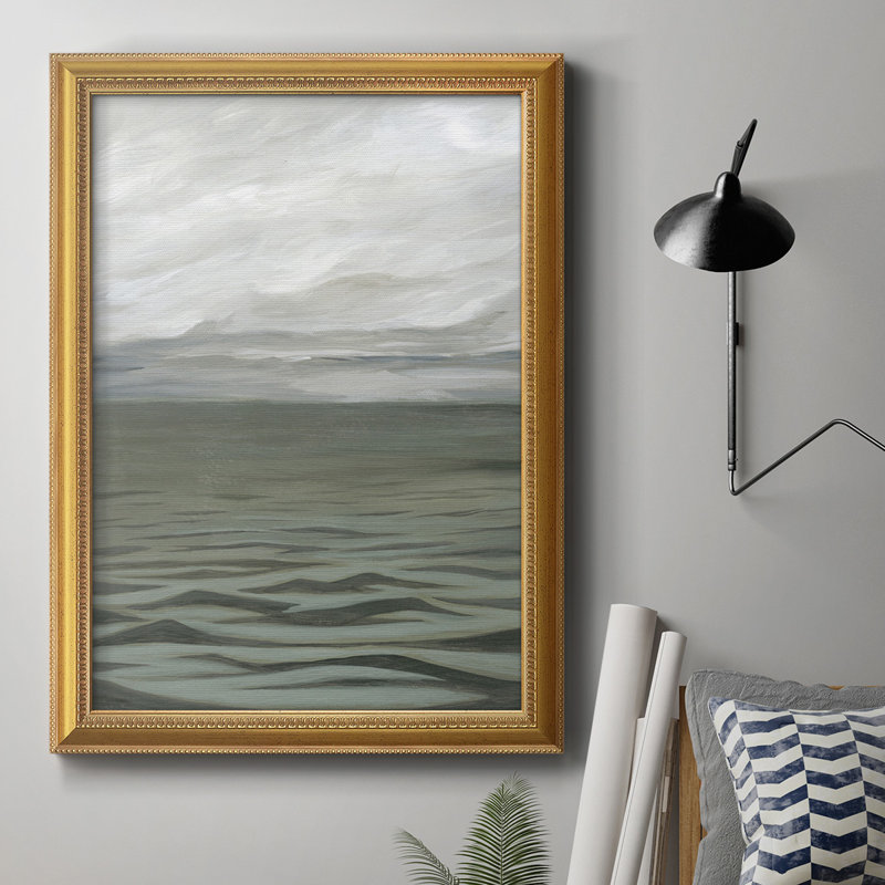 " Overcasting I " Painting Print, 36" H x 24" W x 2.5" D
