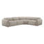 Canapé modulaire inclinable rembourré Bayne-117494547