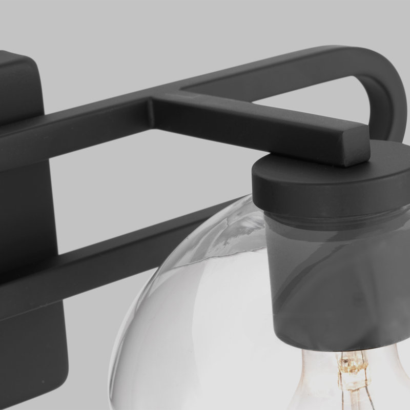 Codyn 4 - Light Vanity Light, Midnight Black, 7.63"H x 19.75"W x 8.38"D, 2