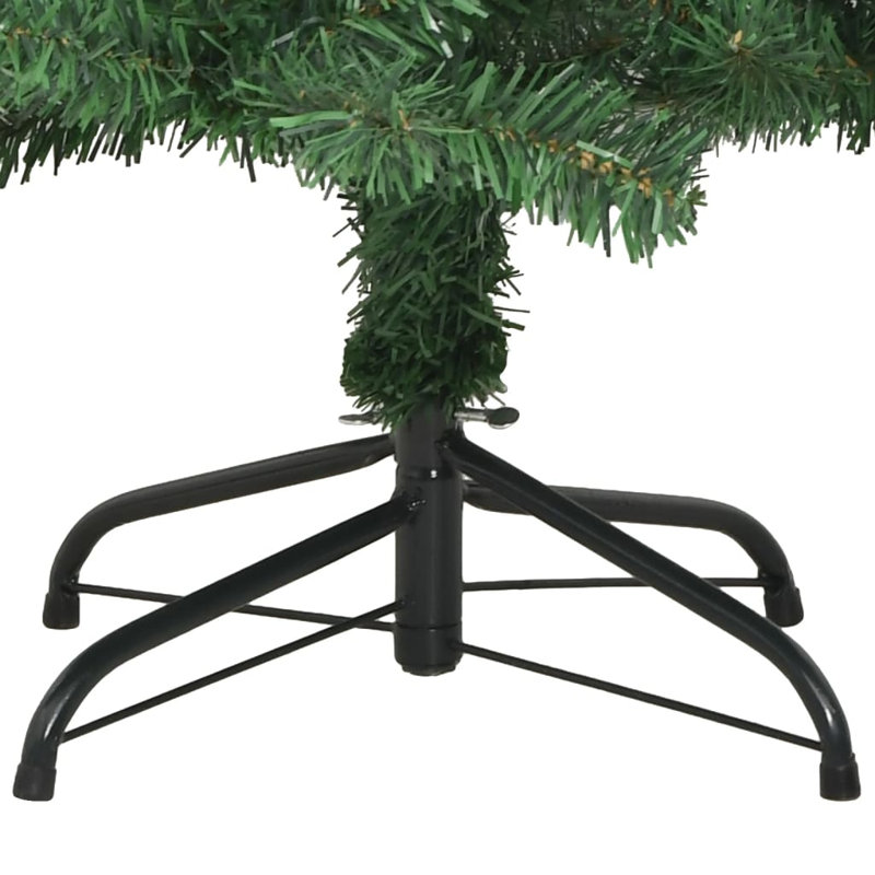 Arbre de Noël artificiel avec branches, 47,2 po x 25,6 po, Vert