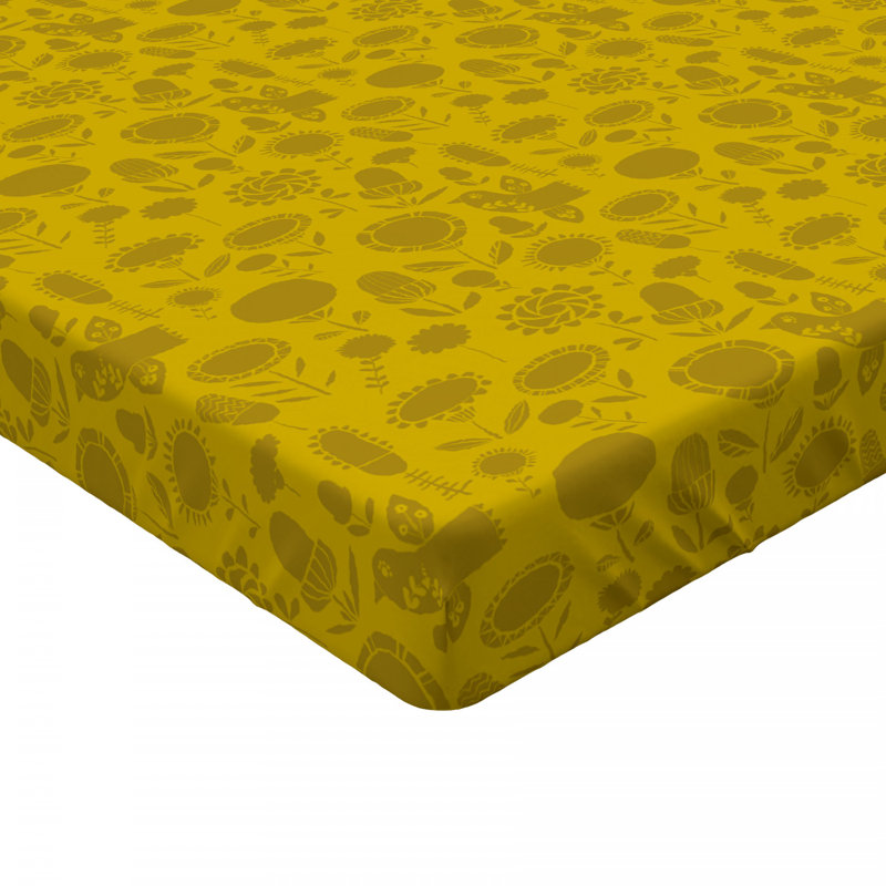 Spires Microfiber Floral Fitted Sheet, Twin Fitted Sheet