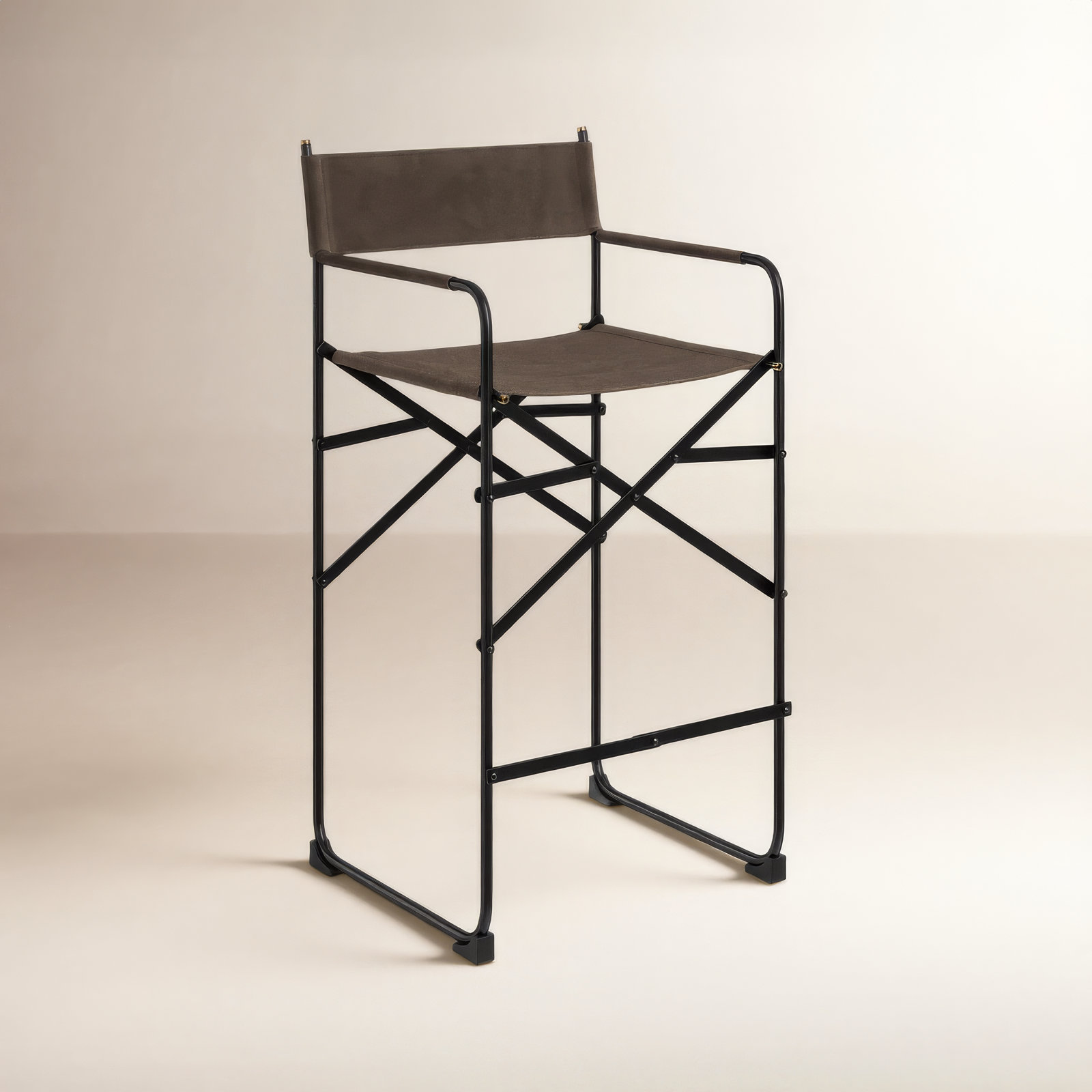 Sambac Bar and Counter Stool, Counter Stool (26.5” Seat Height), Dark Brown