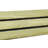 15.5cm H x 120cm W x 2.5cm D Edging