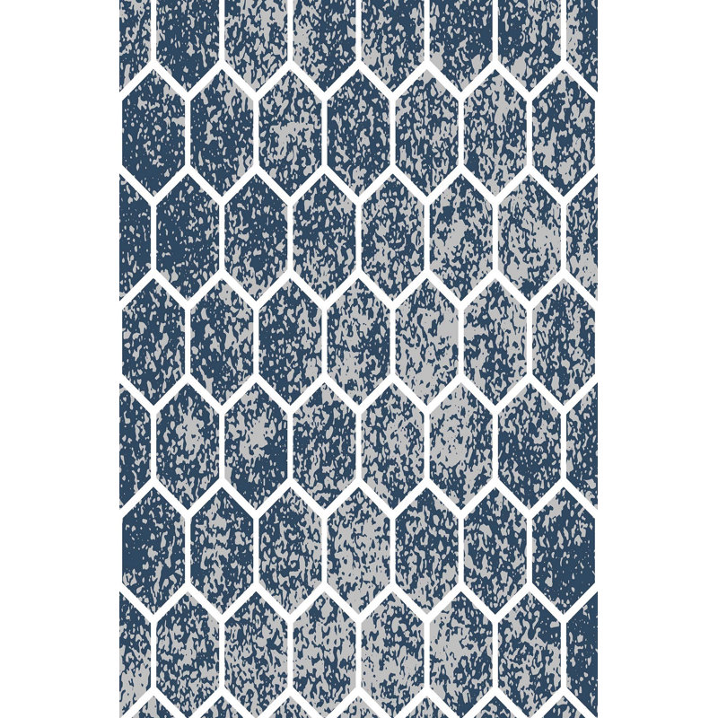 Premium Woven Carpet, 5.2 x 7.5 ft, 100% Polyester, Antibacterial, Non-Slip Underside, 0.3 in Pile Height | Machine Washable, 3D Digital Print | Perfect for Living Room, Bedroom & Office Décor
