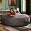 6 Foot Giant Bean Bag Sofa-1106964673