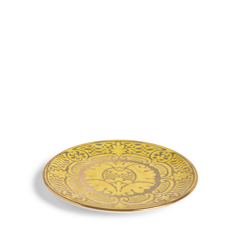 Fortuny Orsini Dessert Plates (Set Of 4) - Yellow
