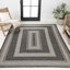Tapis intérieur / extérieur noir / crème Argo Classic-1467823557