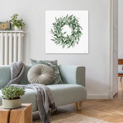 Soft Sage Wreath Contemporary Art