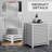 Homcom Bamboo Laundry Hamper With Lid, Laundry Basket With Removable Liner Bag, Dirty Clothes Hamper, 19.75 X 14.25 X 23.5 Inches, White