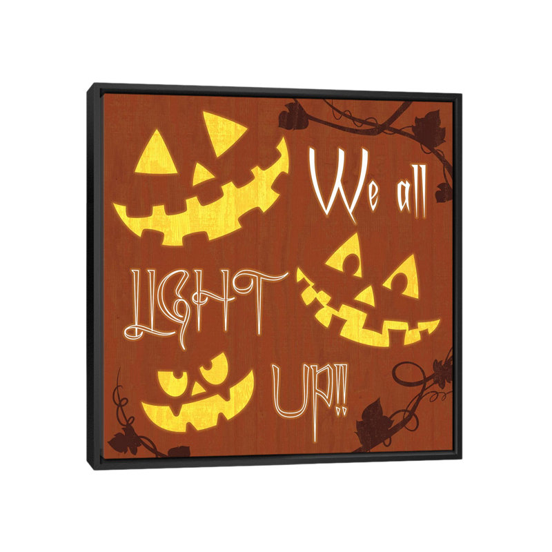 «We All Light Up», impression sur toile tendue, H 18 po x l 18 po x P 1,5 po, Toile tendue, Pas de tapis