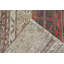 Tapis rouges neutres, tapis tissés à la main, tapis rétro, tapis géométriques, tapis turcs, tapis de couloir 2,5 pi x 8,1 pi