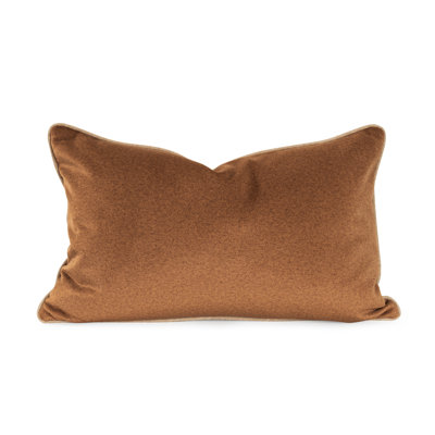 Oreiller en polyester 14 x 22 Qiviut Brown
