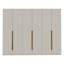 Temar 6 Door Manufactured Wood Wardrobe