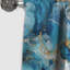 Rideau occultant en marbre Blue Oceanic Allure Marble - 1 panneau-107539524