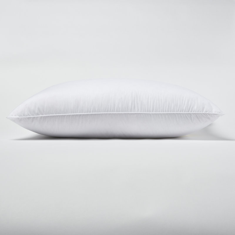 Goose Down Pillow - Standard - Medium - White, Standard