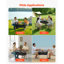 Table de camping pliante en aluminium