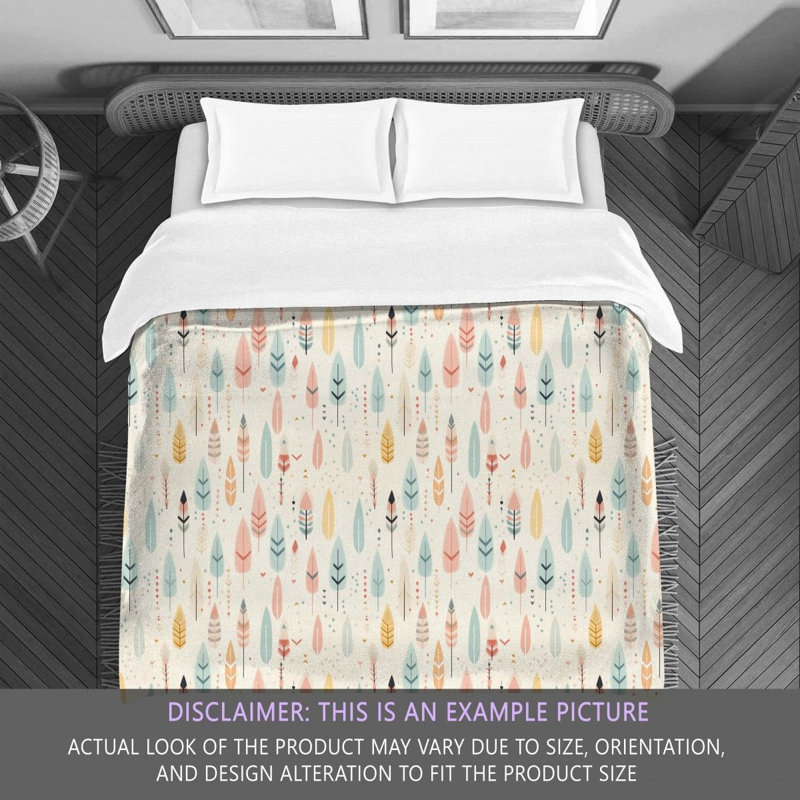 Édredon crème en microfibre crème scandinave, Édredon simple