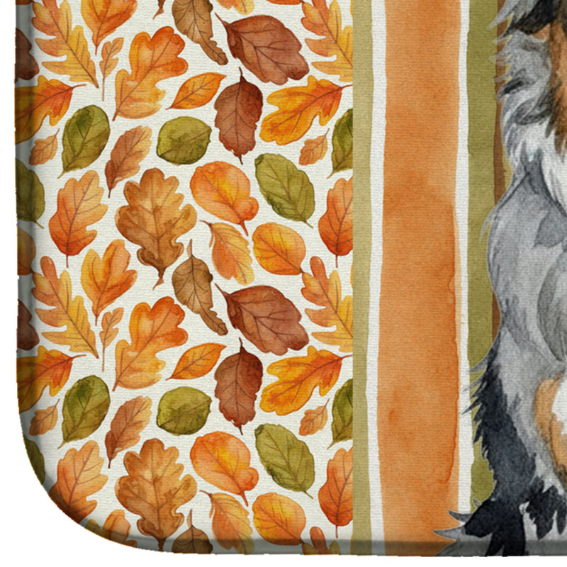 Tapis de séchage d'automne Blue Merle