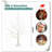 22" Birch Tree With LED Lights, Warm White Artificial Tree Lamp, Fairy Light Spirit Tree For Xmas Home Indoor Tabletop Centerpiece Decorations, Battery Powered, 6H/18H Timer