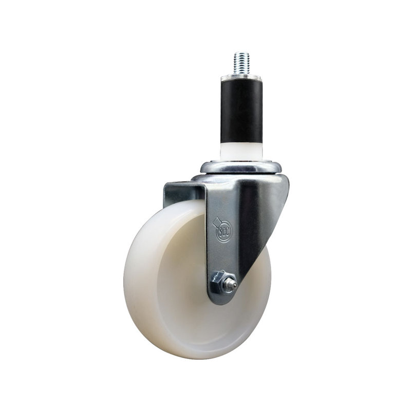 Roue extensible pivotante en nylon 4 pouces SS 1-3 / 8 pouces SCC