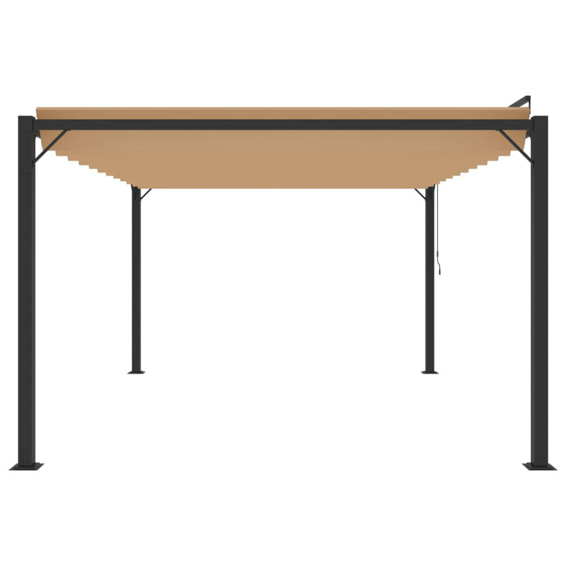 Terminous 3 x 4m Aluminium Patio Gazebo, Taupe