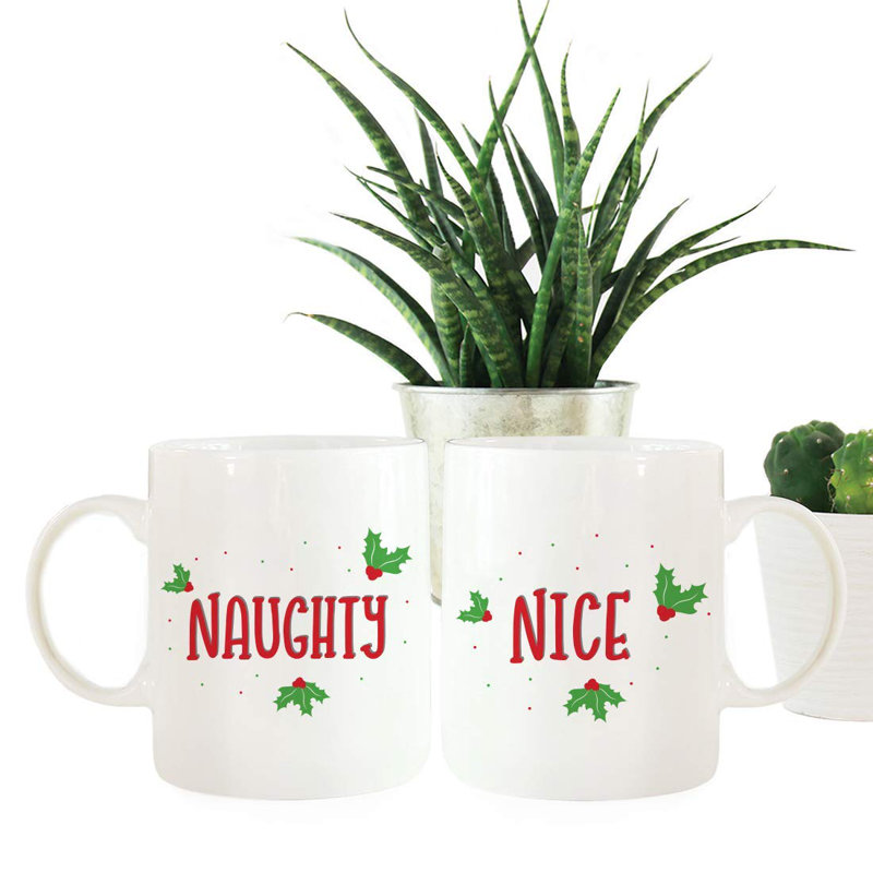 Ensemble de grande tasse à café 2 pièces naughty nice Rossi