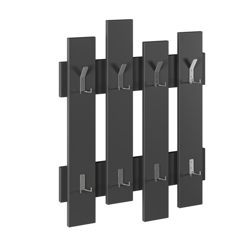 Defeo 8 - Hook Coat Rack, Anthracite Grey