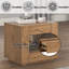 Harlan End Table, Brown Finish