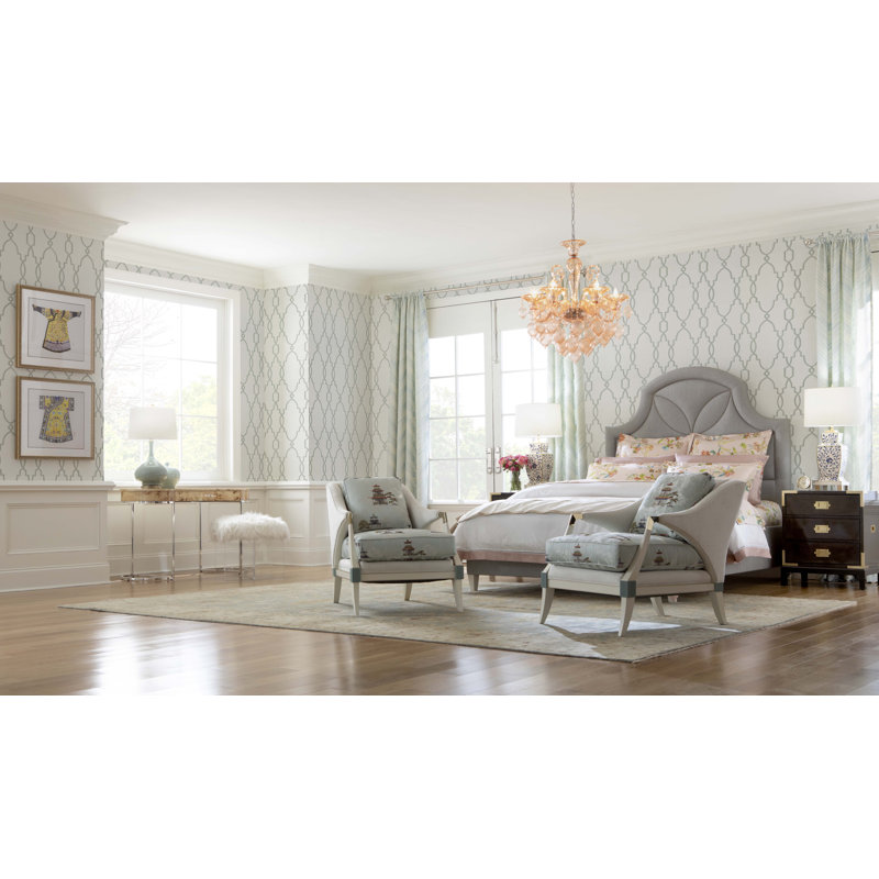 Parterre Geometric Wallpaper Roll, Charcoal