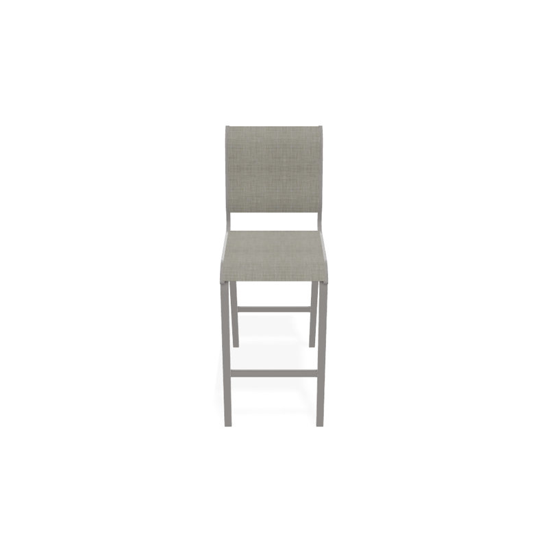 Tabouret de bar 29,5 po Holna, Gris chaleureux texturé, Ella
