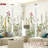 4Pcs Wildflower Botanical Curtains for Living Room, Countryside Floral Print Window Drapes, Rod Pocket Sheer Panels, Farmhouse Decor, Kitchen, Bedroom, Study, Bathroom, Hotel, Dining, Home Decoration-2041770504