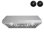 Streamline 30 In. T-1711-1-DL Locri Ductless Undermount 406 CFM Range Hood In Brushed Stainless Steel With Baffle Filters, Push Button Control, LED Lights