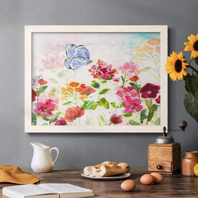 «Summer Garden Butterfly», reproduction d'art sur toile