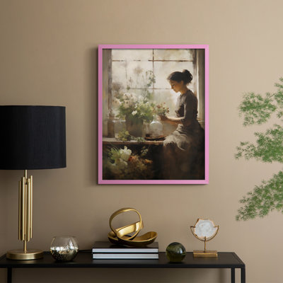 Reproduction encadrée WOMEN Series CDXI - bois massif