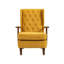 Fauteuil à cadre en bois, fauteuil d'appoint moderne pour le salon-1102204947
